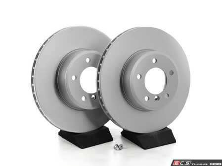ES#4348909 - 34116864906mKT - Front Brake Rotors - Pair - High quality rotors from a brand you can trust - Meyle - BMW