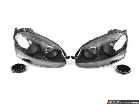 ES#4350572 - 121542 - Halogen Blackout Headlight Set - Plug and play blackout housings for a unique look. Select your favorite bulbs! - Anzo - Volkswagen