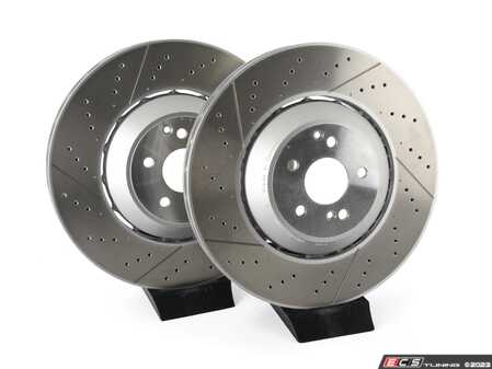ES#4583442 - 2224212612KT1 - Front Brake Rotors - Pair (390x36) - Restore the stopping power in your vehicle. - VNE - Mercedes Benz
