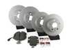 ES#3184435 - 1K0615301AAaKT11 - Premium Front & Rear Brake Service Kit - Featuring Brembo rotors and ECS DD23 "Daily Driver" ceramic pads. - Assembled By ECS - Audi