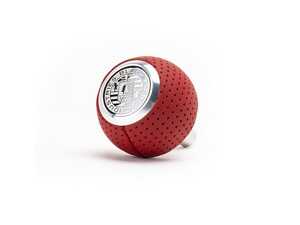 ES#4691229 - GS2-R8-M - Magma Red Air Leather Shift Knob - V2 - Weighing in at approximately 205 grams the added inertial mass makes the shifting effort substantially less - Black Forest Industries - Audi