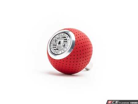 ES#4691232 - GS2-R8-RC - Rosso Centaurus Air Leather Shift Knob - V2 - Weighing in at approximately 205 grams the added inertial mass makes the shifting effort substantially less - Black Forest Industries - Audi