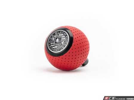 ES#4691233 - GS2-R8-SRC - Rosso Centaurus Air Leather Shift Knob With Black Anodized Stem - V2 - Weighing in at approximately 205 grams the added inertial mass makes the shifting effort substantially less - Black Forest Industries - Audi