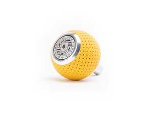 ES#4691247 - GS2-R8-YT - Giallo Taurus Air Leather Shift Knob - V2 - Weighing in at approximately 205 grams the added inertial mass makes the shifting effort substantially less - Black Forest Industries - Audi