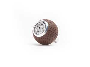 ES#4691249 - GS2-R8-NT - Nougat Brown Air Leather Shift Knob - V2 - Weighing in at approximately 205 grams the added inertial mass makes the shifting effort substantially less - Black Forest Industries - Audi