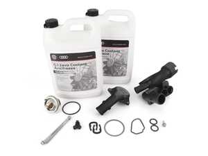 ES#2765880 - G013A8J1GKT1 - Thermostat Replacement Kit - Maintain proper operating temperature with a new thermostat, housings and hardware - Assembled By ECS - Volkswagen