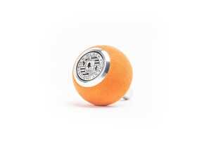 ES#4691281 - GS2-R8-UO - Orange Alcantara Shift Knob - V2 - Weighing in at approximately 205 grams the added inertial mass makes the shifting effort substantially less - Black Forest Industries - Audi
