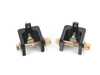ES#4674527 - 008549LA01 - E36 Billet Sway Bar End Link Bracket Set - Rear  - Black anodized billet sway bar end links to replace your flimsy and corroded factory units. Removable hardware for a lifetime serviceable component! - ECS - BMW