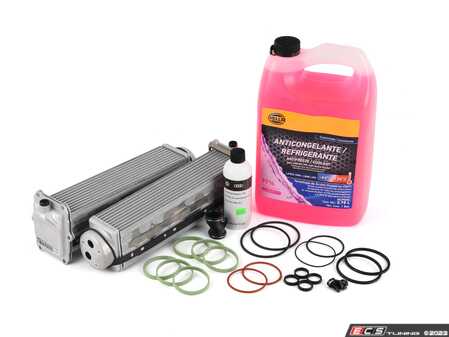 ES#4900046 - 06E145621SKT1 - Supercharger Intercooler Kit - Everything needed to replace failed heat exchangers. Nissens Intercoolers - Assembled By ECS - Audi