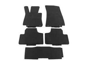 ES#4691379 - 25368037039G33 - All Weather Floor Mat Set - Black - Featuring VAICO Front & Rear Rubber Floor Mats - Vaico - Mercedes Benz
