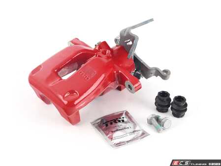 ES#3247545 - 1K0615423P -  Rear Brake Caliper - Left  - Does not include hardware, painted in red - TRW - 