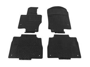 ES#4696134 - 16768074109J74 - All Weather Floor Mat Set - Black - Featuring VAICO Front & Rear Rubber Floor Mats - Vaico - Mercedes Benz