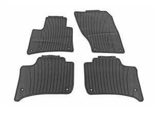 ES#4696136 - 958044801551E0 - All Weather Floor Mat Set - Black - Featuring VAICO Front & Rear Rubber Floor Mats - Vaico - Porsche