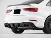 ES#4685236 - 049145LA01-01 - Audi 8V.5 S3 / A3 S line Rear Diffuser - Gloss Black - Add some aggressive styling to your 8V.5 S3 / A3 S line facelift Audi! - ECS - Audi