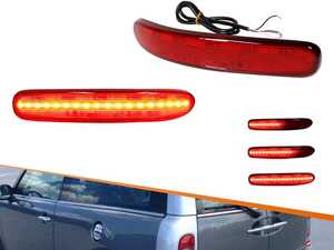 ES#4696170 - 51130053543RED - Tail Light Finisher LED Light Kit - Red - Upgrade and replaced the factory rear reflector that is not available on its own from MINI - ZiZa - MINI