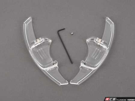 ES#4668797 - AGT004C - Paddle Shifter Extensions - Clear - Futuristic see-through design to add style and utility to your performance vehicle. - LEYO - Volkswagen