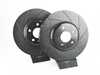 ES#4668217 - 8K0615301A-S - Front V5 Slotted Brake Rotors - Set (320x30) - Precision manufactured for consistent stopping power during high performance driving. Featuring a matte black zinc coating for corrosion protection. - ECS - Audi