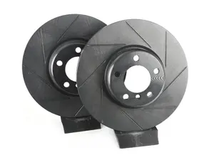 Front V5 Slotted Brake Rotors - Set (340x30)
