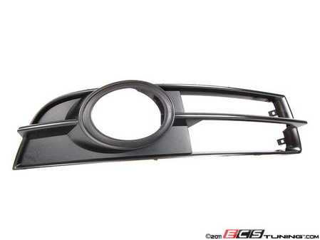 ES#391135 - 4F0807682D01C - Fog Light Grille - Right - Restore the clean look of your exterior - Genuine Volkswagen Audi - Audi