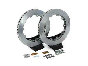 ES#4145144 - D230-0461 - 2-Piece Brake Disc Re-Ring Kit - Slotted - 380X32 Dinan BBK - Replacement rotor set for Dinan/Brembo rear brake conversion. - Dinan - BMW