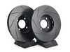 ES#4668326 - 535615301-S - Front V5 Slotted Brake Rotors - Set (280x22) - Precision manufactured for consistent stopping power during high performance driving. Featuring a matte black zinc coating for corrosion protection. - ECS - Volkswagen