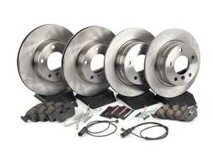 ES#3159319 - KOE498 - Autospecialty Stock Replacement Brake Kit - Front and Rear - Includes all new Autospecialty OE style replacement rotors and Evolution ceramic brake pads. - Power Stop - BMW