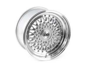 ES#4941351 - ESM-002R-11KT1 - 15" ESM-002R Wheels - Set Of Four - 15x8 ET15 4x100/5x100 57.1CB - Silver/Machined Lip - ESM Wheels - BMW Volkswagen