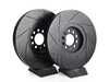 ES#4698891 - 8N0615301B-SKT1 - Performance Front Brake Service Kit - Featuring ECS V5 Slotted rotors and Hawk HPS pads - Assembled By ECS - Audi