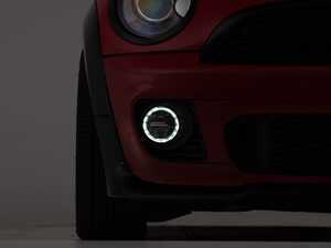 ES#4690979 - 63122338554 - MINI Daytime Running Lights DRL / Fog Light LED - R55 R56 R57 R58 R59  - Retrofit kit for upgrade to factory DRLs, for MINIs with factory fog lights!  The best/closest to the OEM DRL LED fog lights design that used to be available in Genuine MINI! - ZiZa - MINI
