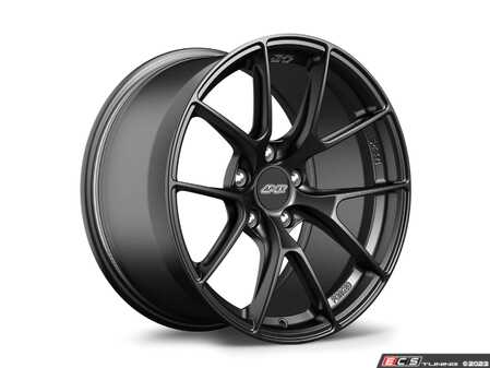 ES#4707556 - vs5rs199535sbkt1 - 19" APEX VS-5RS Square Wheel Set - Satin Black - Forged wheels provide a weight reduction while having a stronger wheel for shaving down those lap times! 19x9.5 ET35 - APEX Wheels - 