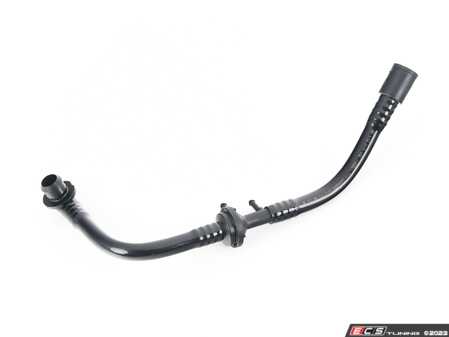 ES#4698380 - 7D1611931AB - Power Brake Booster Vacuum Hose with Check Valve - Your vehicle's power braking system relies on engine vacuum to multiply the physical force you apply to the brake pedal. - VNE - Volkswagen