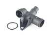 ES#3537192 - 06B121132E - Cylinder Head Cooling Flange  - Located at the rear of cylinder head, includes o-rings - Hamburg Tech - Audi