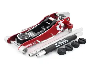 Schwaben Low Profile 2 Ton Aluminum Floor Jack with pinch weld kit