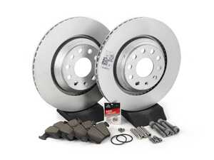 ES#3538294 - 5Q0615601EKT1 - Rear Brake Service Kit (310x22) - Featuring genuine rotors and pads - Genuine Volkswagen Audi - Audi Volkswagen