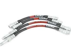 ES#4642712 - 025321ECSKT - Exact-Fit Stainless Steel Brake Lines - Mid & Rear - DOT-compliant kit to improve pedal feel in your vehicle. - Assembled By ECS - BMW