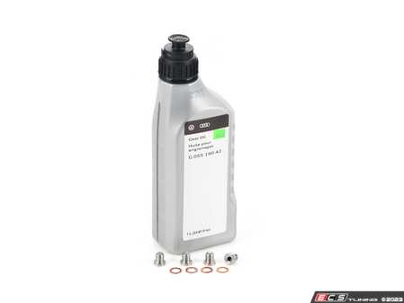 ES#4620705 - G055190A2-1KT - Rear Differential Service Kit - Complete kit with Genuine fluids and magnetic drain plugs to service your rear differential. - Assembled By ECS - Audi