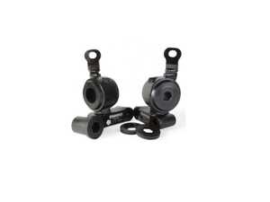 ES#4698827 - PFF5K-101B - MINI R50/R52/R53 Gen 1 Front Control Arm - Rear Race Bushings With Brackets - Improves handling and control : upgrade to a more engaging driving experience - Powerflex Black Series - MINI