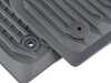 ES#3572127 - 4K0061511041 - Rear Rubber Floor Mat Set - Black - Extremely durable all weather mats to protect your carpet - Genuine Volkswagen Audi - Audi