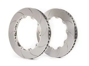 Girodisc AMG Slotted Rear Brake Rotor Replacement Rings - Pair