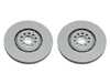 ES#4067100 - 8N06153KT - Front Brake Rotors - Pair (334x32) - Restore the stopping power in your vehicle - Zimmermann - Audi Volkswagen
