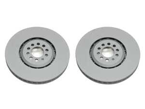 ES#4067100 - 8N06153KT - Front Brake Rotors - Pair (334x32) - Restore the stopping power in your vehicle - Zimmermann - Audi Volkswagen