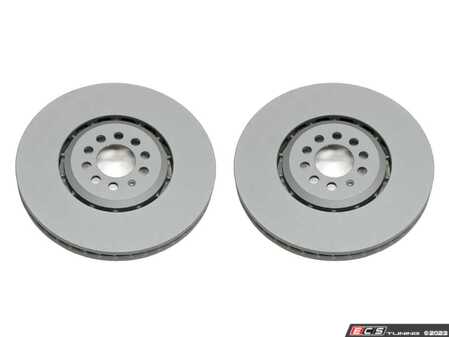 ES#4067100 - 8N06153KT - Front Brake Rotors - Pair (334x32) - Restore the stopping power in your vehicle - Zimmermann - Audi Volkswagen