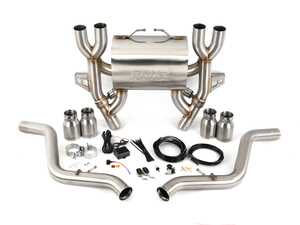 ES#4623482 - 013888LA01-01KT1 - E90 E92 M3 Turner Motorsport Stainless Steel Valved Axle Back Exhaust - Brushed Tips - Valved Axle back exhaust to keep your factory secondary cats! For E90 & E92 S65 cars. Featuring straight cut Brushed Finish tips. - Turner Motorsport - BMW