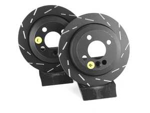 ES#2072370 - USR1490 - Ultimax USR Sport Rear Brake Rotors - Pair 10.19" (259x10) - High performance slotted rotors from EBC, now Geomet coated. - EBC - MINI