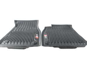 ES#4001806 - 4K8061221B041 - All-Weather Rubber Floor Mats - Front - Black with 'S7' Logo - Extremely durable all weather mats to protect your carpet - Genuine Volkswagen Audi - Audi