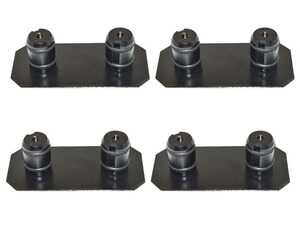 ES#4699127 - 97035208600KT - Brake Pad Damping Plate - Set Of Four - Featuring Hamburg Technic 34mm Rear brake pad shim - Set of 4 - Hamburg Tech - Porsche