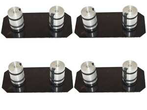 ES#4699130 - 997352086024KT - Rear Brake Pad Shim - Set Of Four - For 34mm pistons - Set of 4 - 4 required per vehicle - Hamburg Tech - Porsche