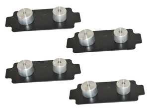 ES#4699135 - 98735108801KT - Front Brake Pad Shim - Set Of Four - Featuring Hamburg Technic Front Brake Shims - 2 required per caliper - Hamburg Tech - Porsche