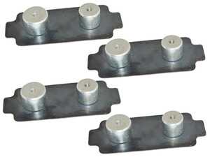 ES#4699142 - 99635108802KT - Front Brake Pad Damping Plate - Set Of Four - For 36/40mm pistons - 4 required - Hamburg Tech - Porsche