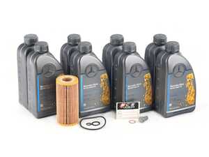 ES#4642896 - 613180000990KT - Genuine Diesel Oil Service Kit (5w-40) - Includes Genuine filter and Genuine 229.5 Spec oil - Genuine Mercedes Benz - Mercedes Benz